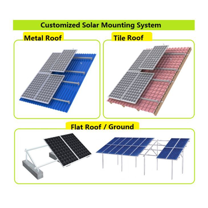 3kw Residential on Grid Solar Power System